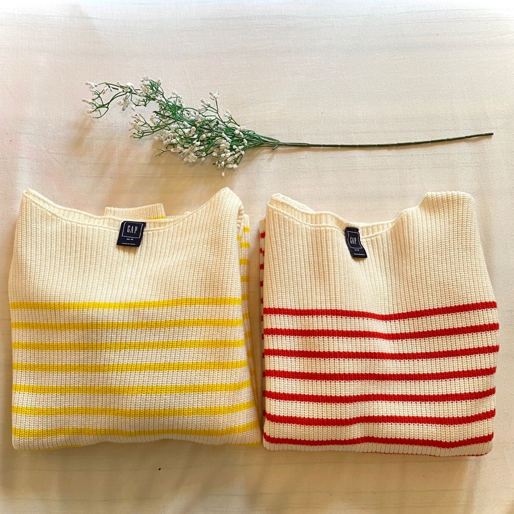 NEW | 2for1 GAP STRIPPED SHIRT / SWEATERS